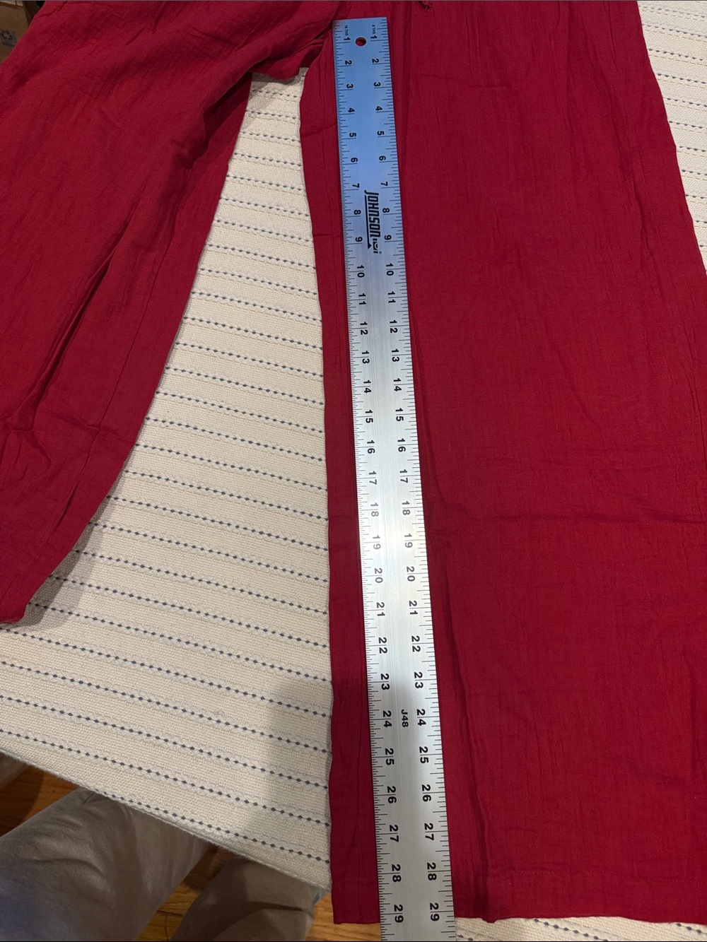 NWOT- PACT ORGANIC DOUBLE GAUZE SPLIT HEM PANTS- MEDIUM - Picture 8 of 12